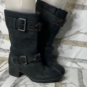 Vera Wang Lavender Moto Boots